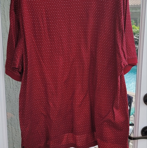 Bobby Jones Players Collection Golf Polo Burgundy Cotton Shirt XL.Logo - Picture 3 of 7